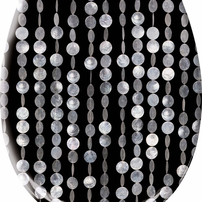 Kleine Wolke Kleine Wolke wc bril Perla 37x45 cm (zwart)