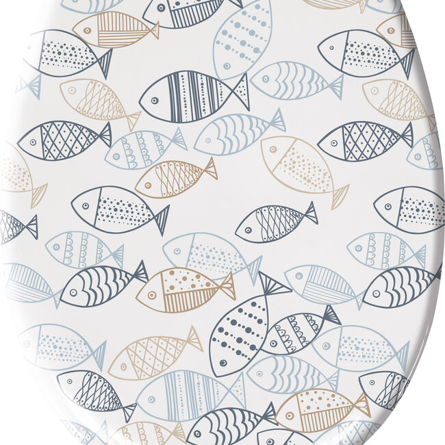Kleine Wolke Kleine Wolke wc bril Sardinas 37x45 cm (multicolor)