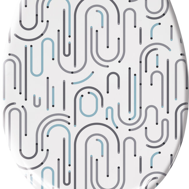 Kleine Wolke Kleine Wolke wc bril Vision 37x45 cm (grijs)