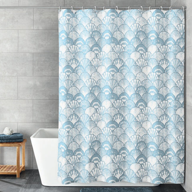 Kleine Wolke Kleine Wolke douchegordijn Concha 180x200 cm (blauw)