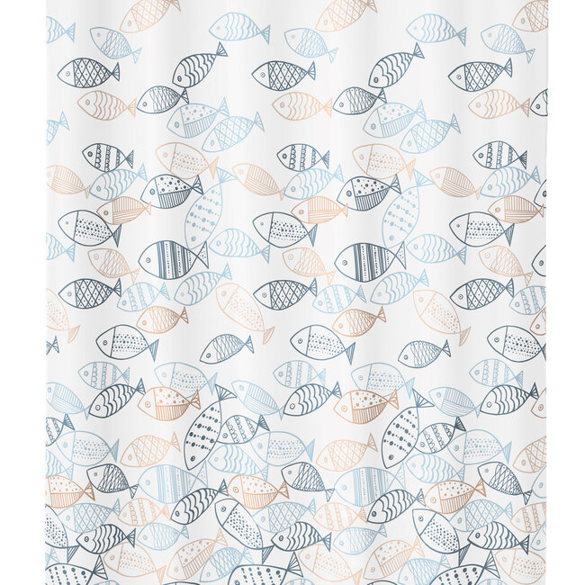 Kleine Wolke Kleine Wolke douchegordijn Sardinas 180x200 cm (multicolor)