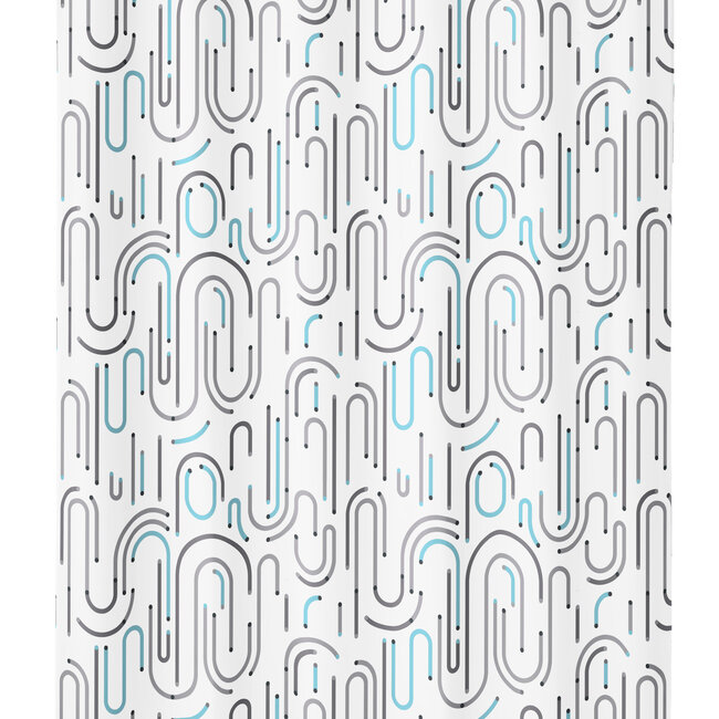 Kleine Wolke Kleine Wolke douchegordijn Vision 180x200 cm (grijs)
