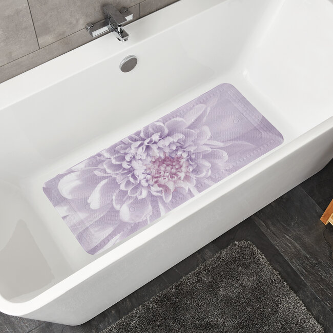 Kleine Wolke Kleine Wolke antislip badmat Dahlia 36x92 cm (paars)