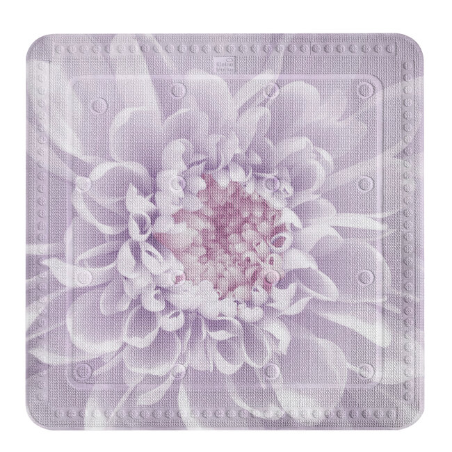 Kleine Wolke Kleine Wolke antislip douchemat Dahlia 55x55 cm (paars)