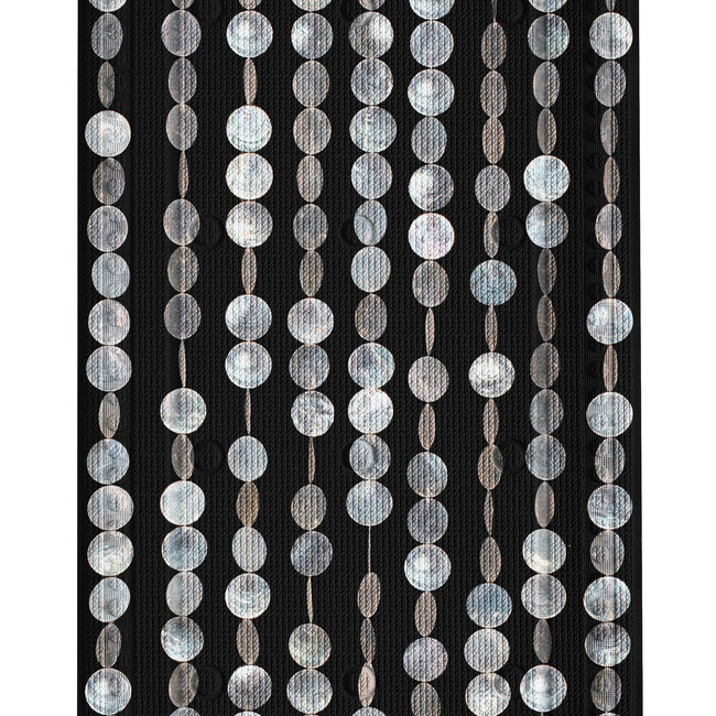 Kleine Wolke Kleine Wolke antislip badmat Perla 36x92 cm (zwart)