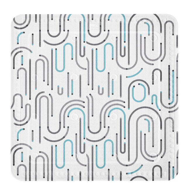 Kleine Wolke Kleine Wolke antislip douchemat Vision 55x55 cm (grijs)