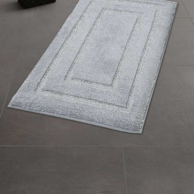 Kleine Wolke Kleine Wolke badmat Nico 50x60 cm (zilver)