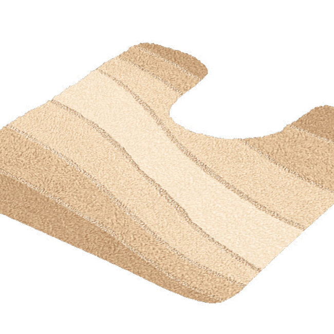 Kleine Wolke Kleine Wolke toiletmat Ocean 55x50 cm (bruin)