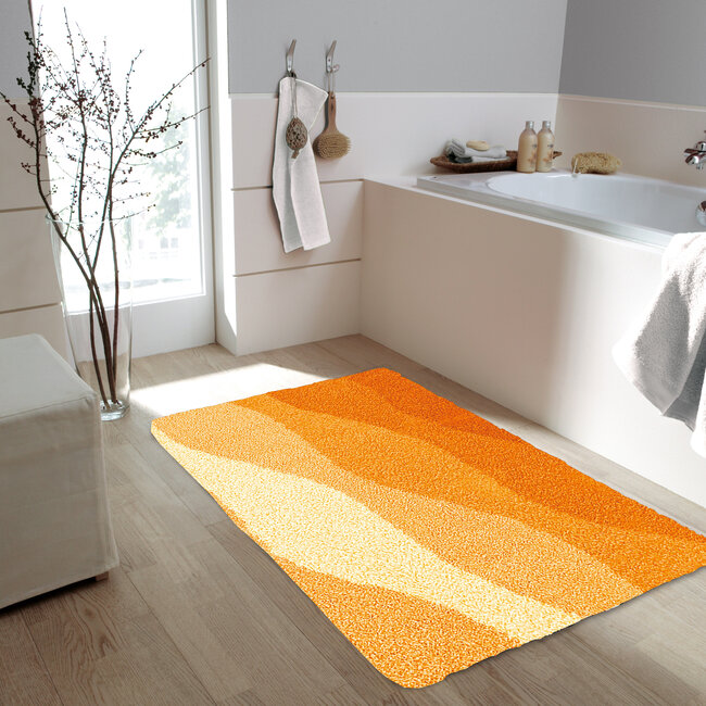 Kleine Wolke Kleine Wolke toiletmat Malena 50x50 cm (oranje)