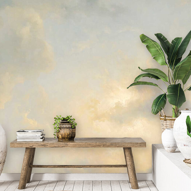 Dutch Wallcoverings Dutch Wallcoverings - Golden Age Clouds - 348x248cm - Fotobehang - Vliesbehang