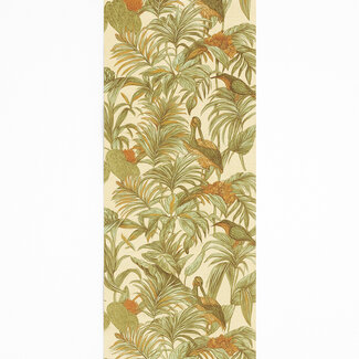 Dutch Wallcoverings Vliesbehang - Wallstitch bird of paradise green - DE120013