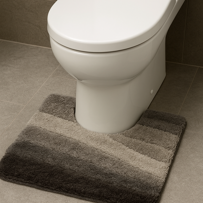 Kleine Wolke Toiletmat Ocean Grijs