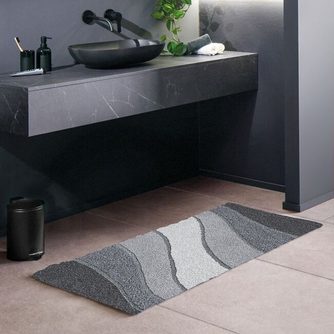 Kleine Wolke Badmat Ocean Grijs