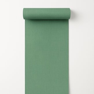 Dutch Wallcoverings Vliesbehang - Arcadia- uni Solena donkergroen - A71009