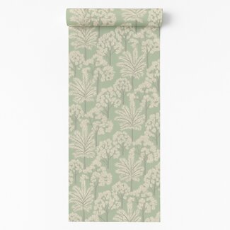 Dutch Wallcoverings Vliesbehang - Arcadia- Palm Forest groen - A71308