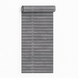 Dutch Wallcoverings Vliesbehang - Artifice- planken zwart - M806-09