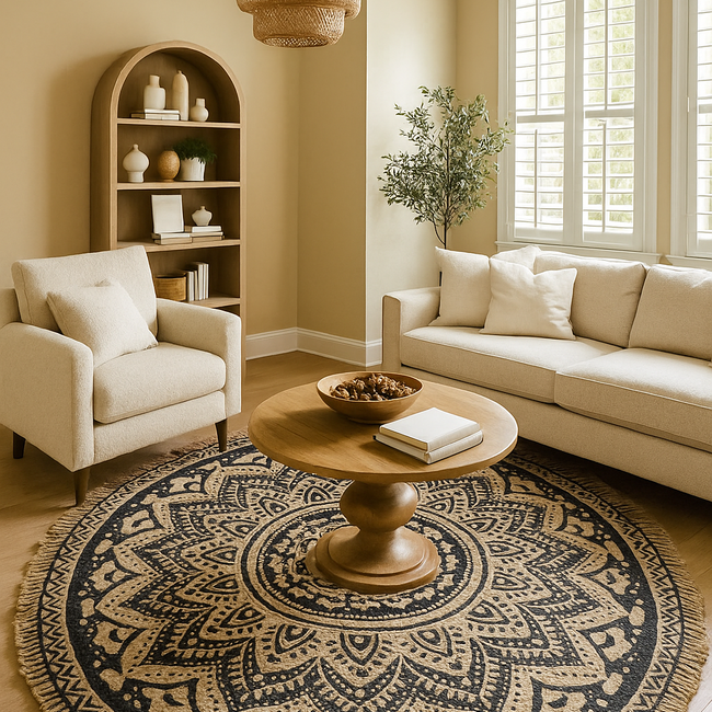 Dutch Living Vloerkleed Jaipur Klassiek 1 150cm rond