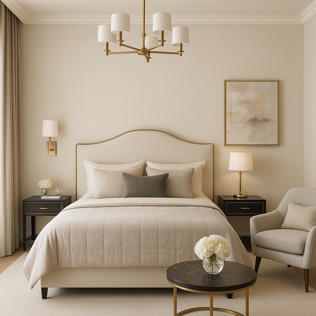 Dutch Wallcoverings Dutch Wallcoverings - Linen & Textures - uni beige - Vliesbehang - 10m x 53cm - LT10001