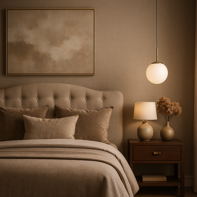 Dutch Wallcoverings Dutch Wallcoverings - Linen & Textures - uni taupe - Vliesbehang - 10m x 53cm - LT10003