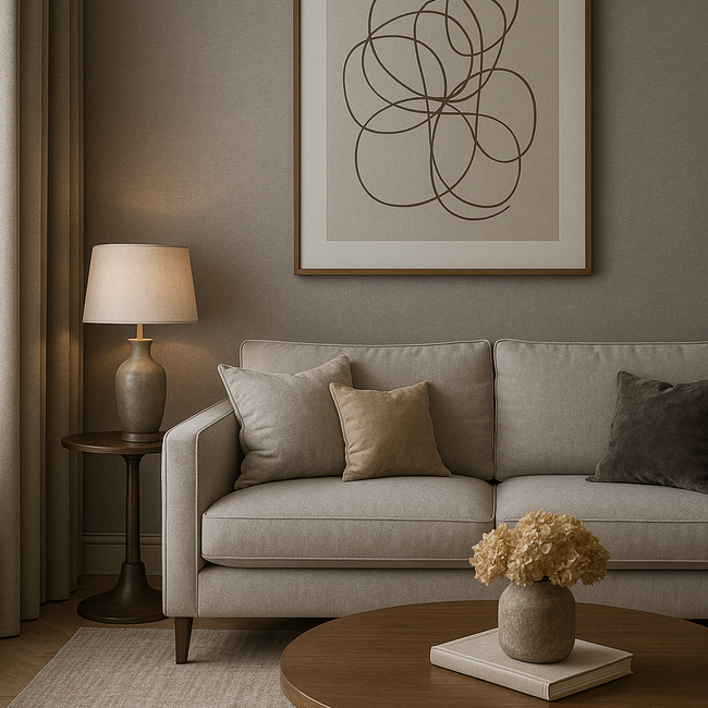 Dutch Wallcoverings Dutch Wallcoverings - Linen & Textures - uni grijs - Vliesbehang - 10m x 53cm - LT10004