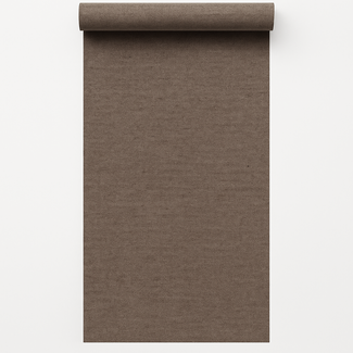 Dutch Wallcoverings Vliesbehang - Linen & Textures - uni bruin/goud - LT10022