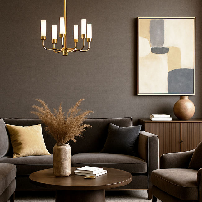 Dutch Wallcoverings Dutch Wallcoverings - Linen & Textures - uni zwart/goud - Vliesbehang - 10m x 53cm - LT10023