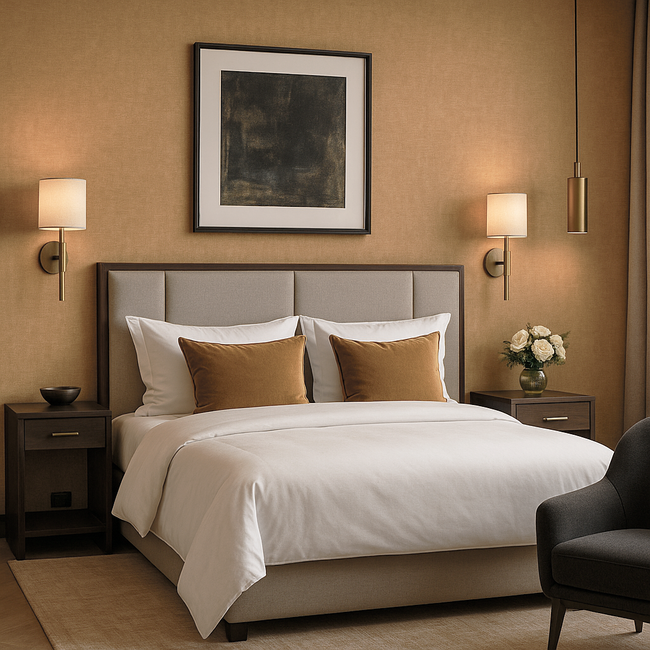 Dutch Wallcoverings Dutch Wallcoverings - Linen & Textures - uni toffee - Vliesbehang - 10m x 53cm - TT10004