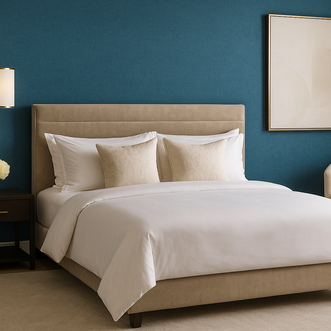 Dutch Wallcoverings Dutch Wallcoverings - Linen & Textures - uni iceblue  - Vliesbehang - 10m x 53cm - TT10005