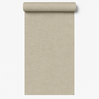 Dutch Wallcoverings Vliesbehang - Linen & Textures - uni taupe - TT10015