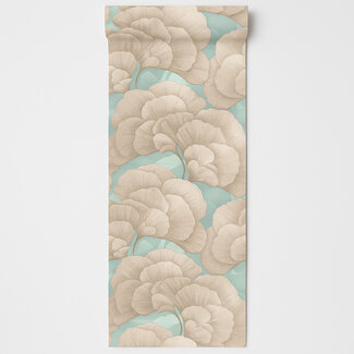 Dutch Wallcoverings Vliesbehang - Renaissance - Blossom Sage/silver - RE521015 Dutch Wallcoverings Vliesbehang - Renaissance - Blossom Sage/silver - RE521015