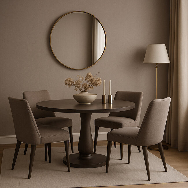 Dutch Wallcoverings Dutch Wallcoverings - Renaissance - Natural Weave Taupe - Vliesbehang - 10m x 53cm - RE521045