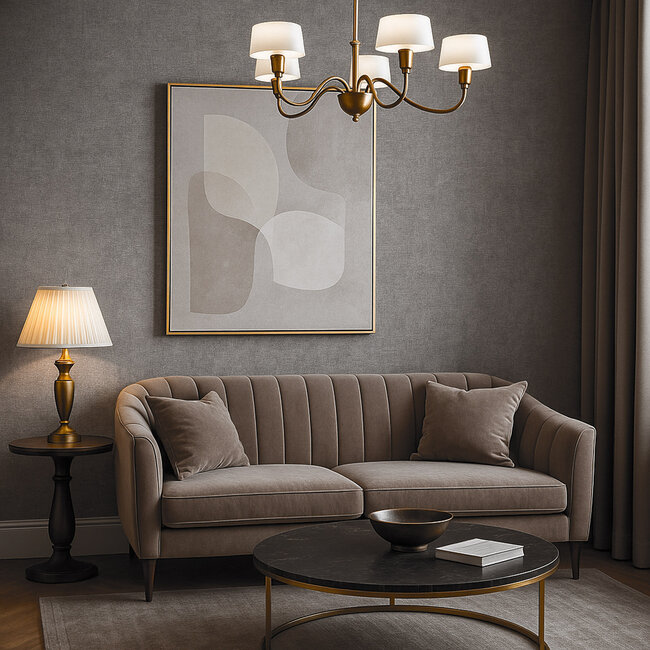 Dutch Wallcoverings Dutch Wallcoverings - Renaissance - Needle Point Plain Grey - Vliesbehang - 10m x 53cm - RE521065