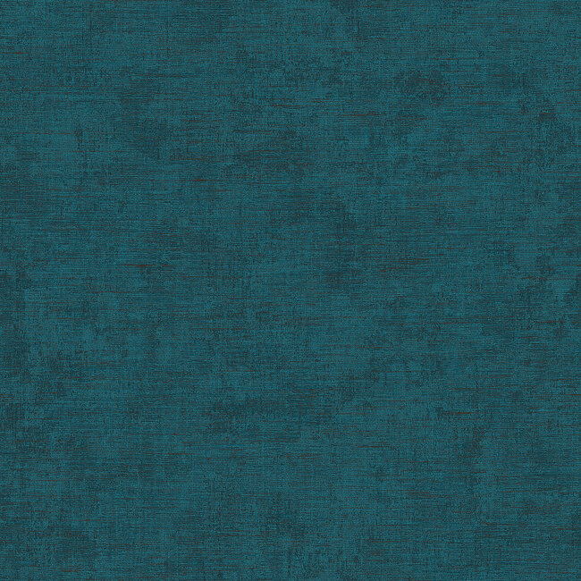 Dutch Wallcoverings Dutch Wallcoverings - Renaissance - Needle Point Plain Petrol Blue - Vliesbehang - 10m x 53cm - RE521066