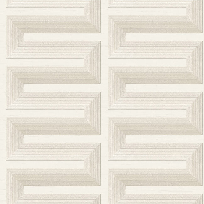 Dutch Wallcoverings Dutch Wallcoverings - Renaissance - Grecian Key Cream - Vliesbehang - 10m x 53cm - RE521071