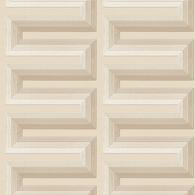 Dutch Wallcoverings Dutch Wallcoverings - Renaissance - Grecian Key Beige - Vliesbehang - 10m x 53cm - RE521072