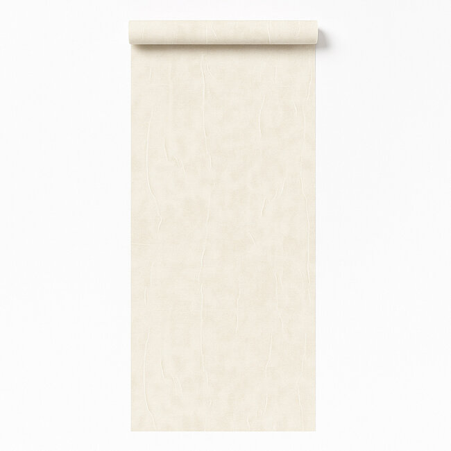 Dutch Wallcoverings Dutch Wallcoverings - Renaissance - Water Marked Fabric Cream - Vliesbehang - 10m x 53cm - RE521081