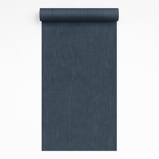 Dutch Wallcoverings Vliesbehang - Renaissance - Water Marked Fabric Blue - RE521086