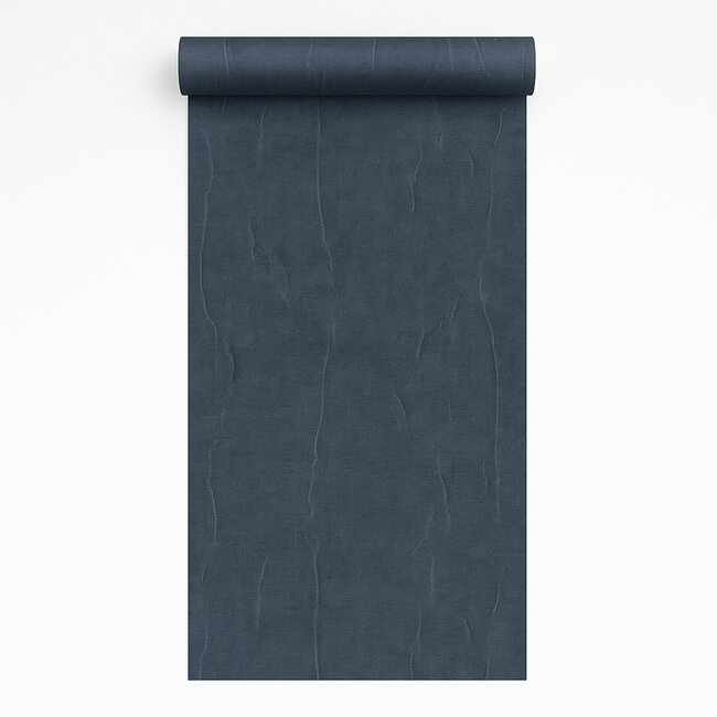 Dutch Wallcoverings Dutch Wallcoverings - Renaissance - Water Marked Fabric Blue - Vliesbehang - 10m x 53cm - RE521086