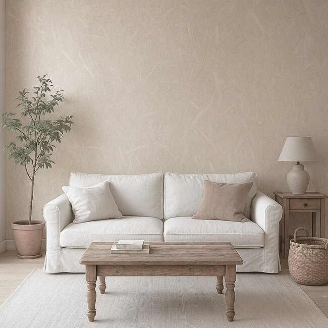 Dutch Wallcoverings Dutch Wallcoverings - Renaissance -Construction Board Cream - Vliesbehang - 10m x 53cm - RE521101