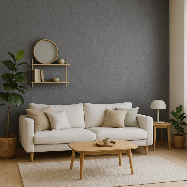 Dutch Wallcoverings Dutch Wallcoverings - Renaissance - Construction Board Grey - Vliesbehang - 10m x 53cm - RE521104