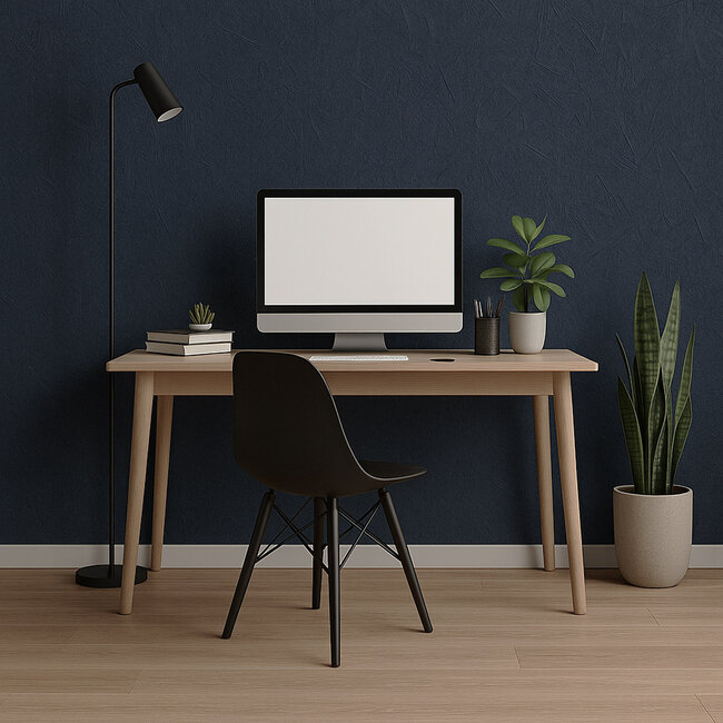 Dutch Wallcoverings Dutch Wallcoverings - Renaissance - Construction Board Blue - Vliesbehang - 10m x 53cm - RE521105