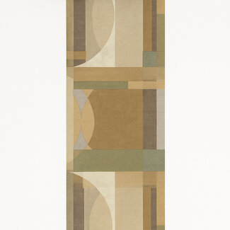 Dutch Wallcoverings Vliesbehang - Arcadia- Sojo bruin/groen - A64903