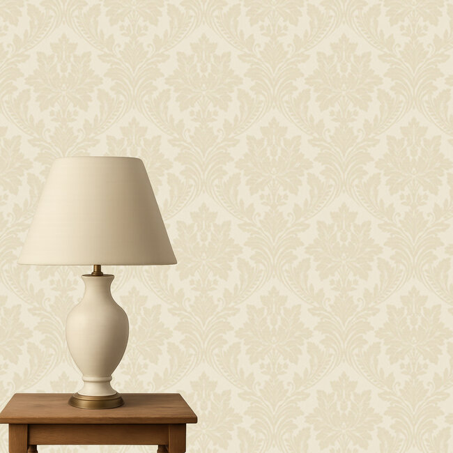 Dutch Wallcoverings Dutch Wallcoverings - Arcadia- Patano beige - Vliesbehang - 10m x 53cm - A65411