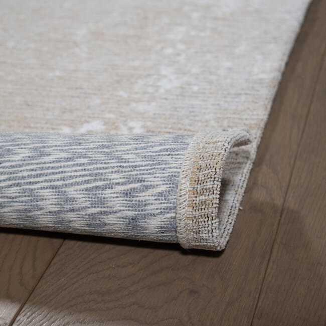 Dutch Lifestyle - Argentella 13 beige/natuur - PES/Katoen/Viscose - Vloerkleed - Beige