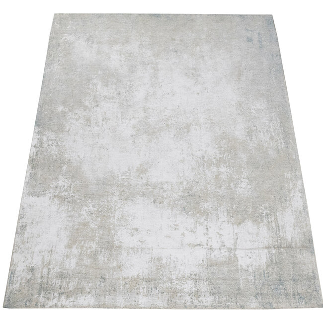 Dutch Lifestyle - Argentella 13 blauw/natuur - PES/Katoen/Viscose - Vloerkleed - Beige