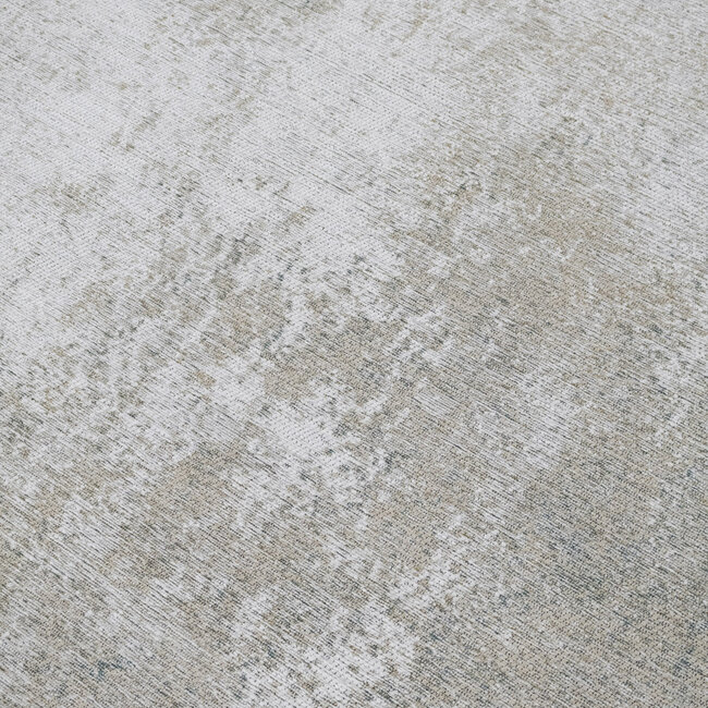 Dutch Lifestyle - Argentella 13 blauw/natuur - PES/Katoen/Viscose - Vloerkleed - Beige