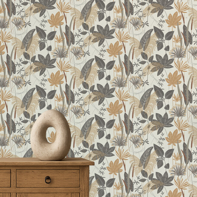 Dutch Wallcoverings Dutch Wallcoverings - Arcadia- Loma beige - Vliesbehang - 10m x 53cm - A70701