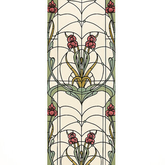 Dutch Wallcoverings Vliesbehang - Artifice- glas in lood bei/oker/grn - M793-10