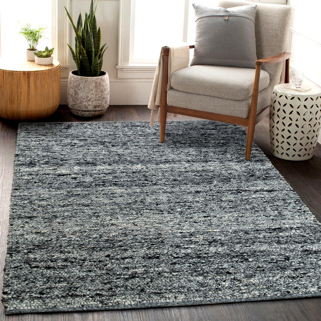 Dutch Lifestyle - Berger - Wol/Jute/PES - Vloerkleed - Donkergrijs