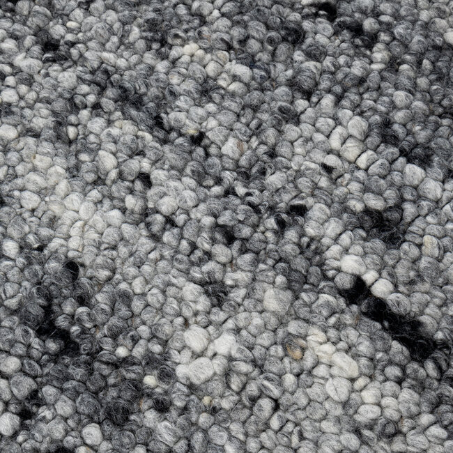 Dutch Lifestyle - Berger - Wol/Jute/PES - Vloerkleed - Donkergrijs